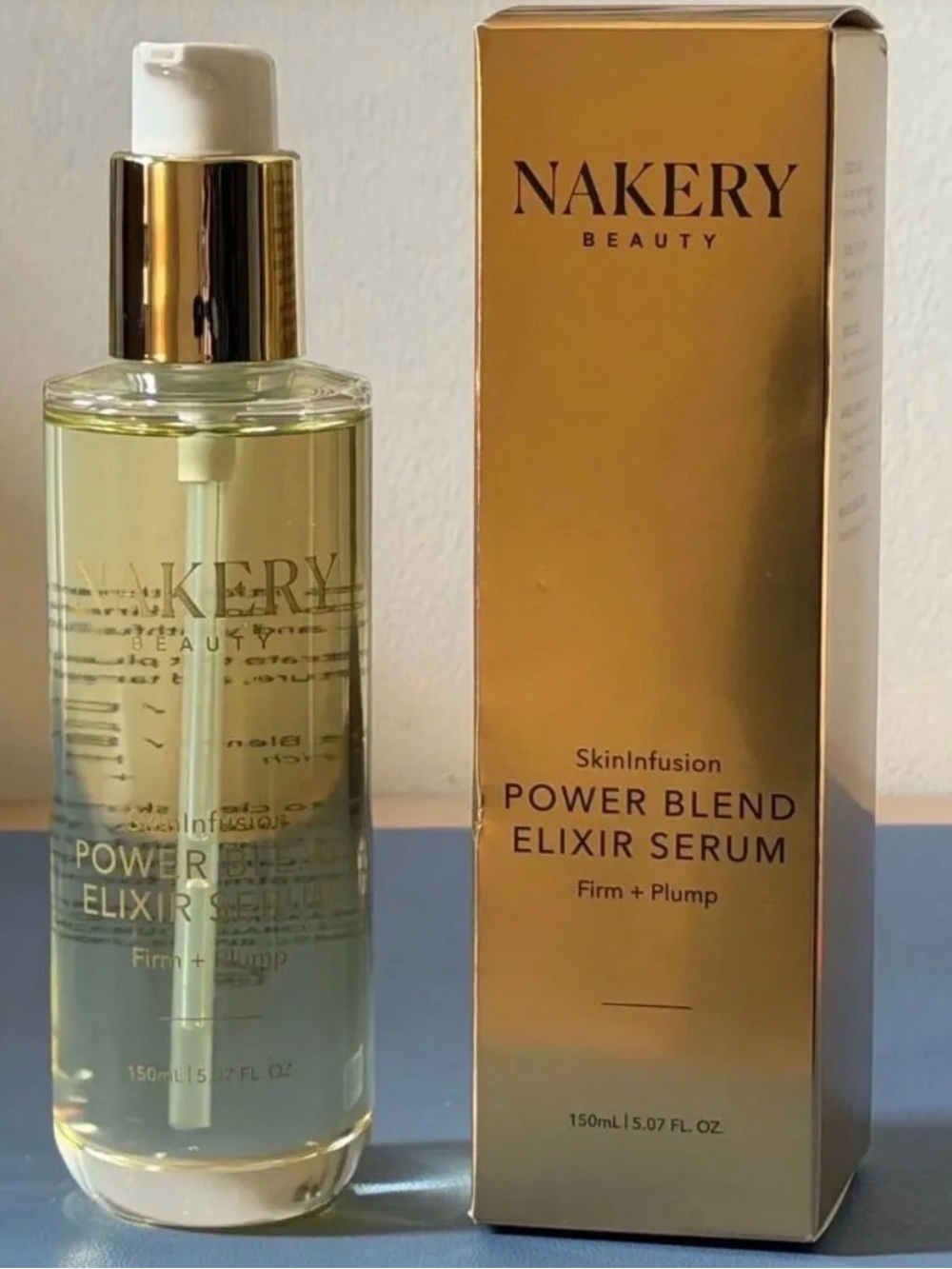 NIB Nakery Beauty SkinInfusion Power-Blend Serum Elixir, 5.07 fl